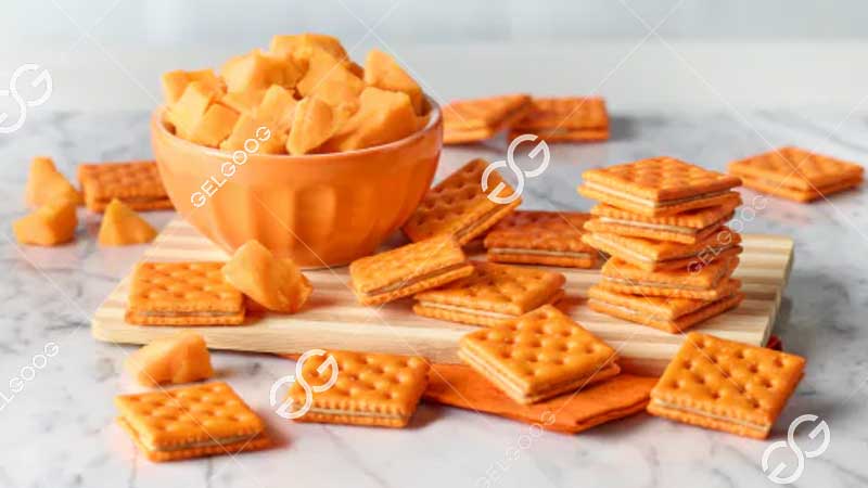 automatic sandwich cracker production line