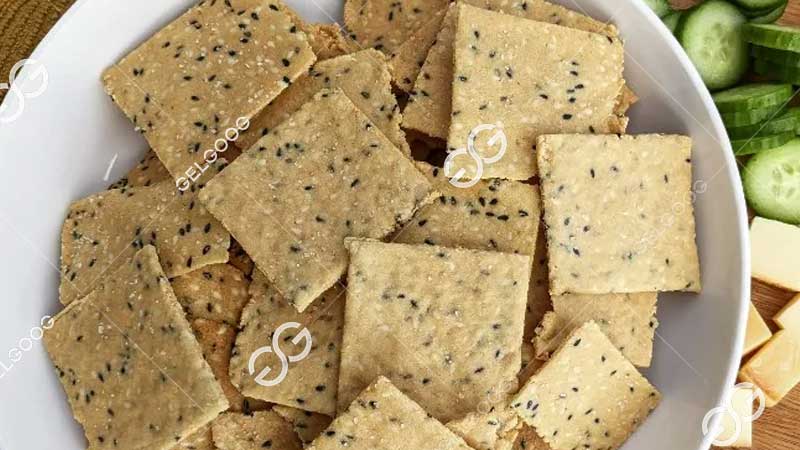 кунжутные крекеры изготовление машины