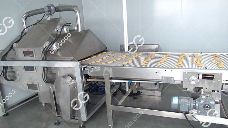 Processo automático de produção de biscoitos wafer