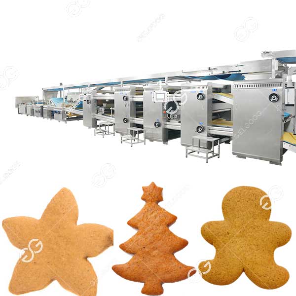 automatic gingerbread cookies making machine