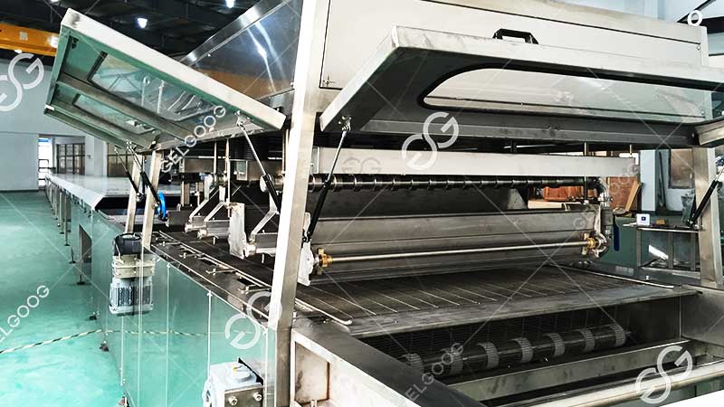 biscuit chocolate enrobing machine