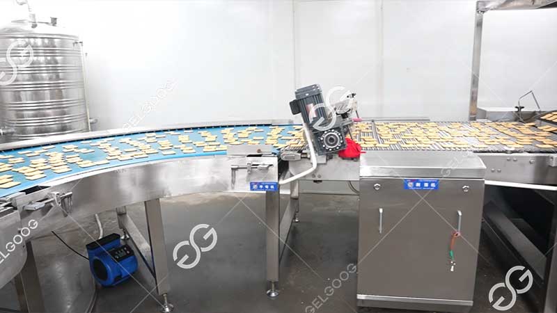 máquina rociadora de aceite para galletas