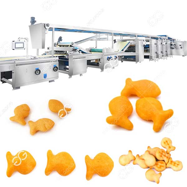 automatic fish shaped biscuit making machine