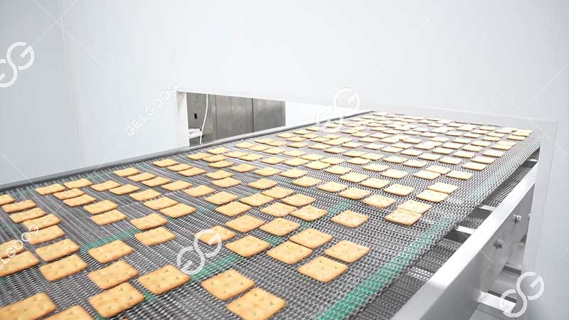 Linha de produção de biscoitos duros