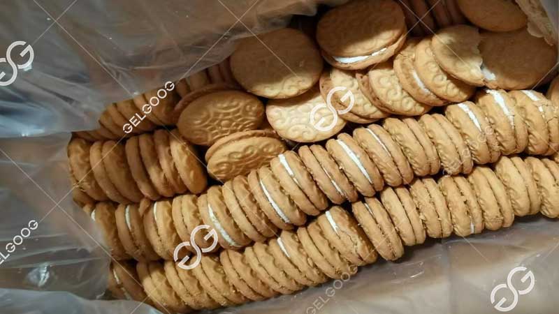 Máquina de sanduíche de creme de biscoito