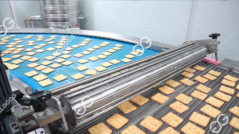 Linha de produção de biscoitos duros