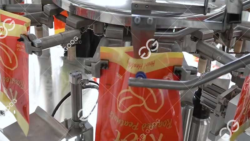 machine d'emballage de biscuits à pesage multitêtes