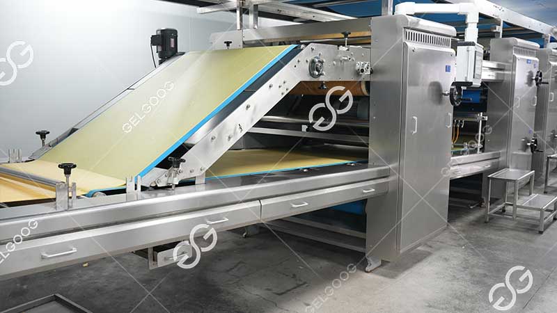 linha de processamento de biscoitos