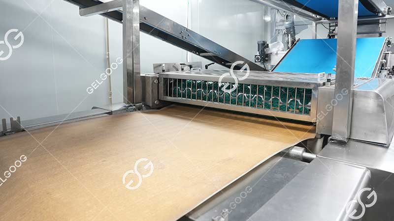 linha de processamento de biscoitos