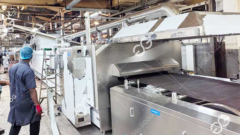 automatic biscuit production line