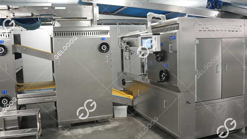small industrial cracker making machine